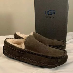 Ugg Moccasins, size 8, charcoal in color. New.